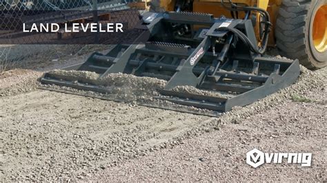 skid steer land leveler with hydraulic scarifier|land leveler with scarifier shanks.